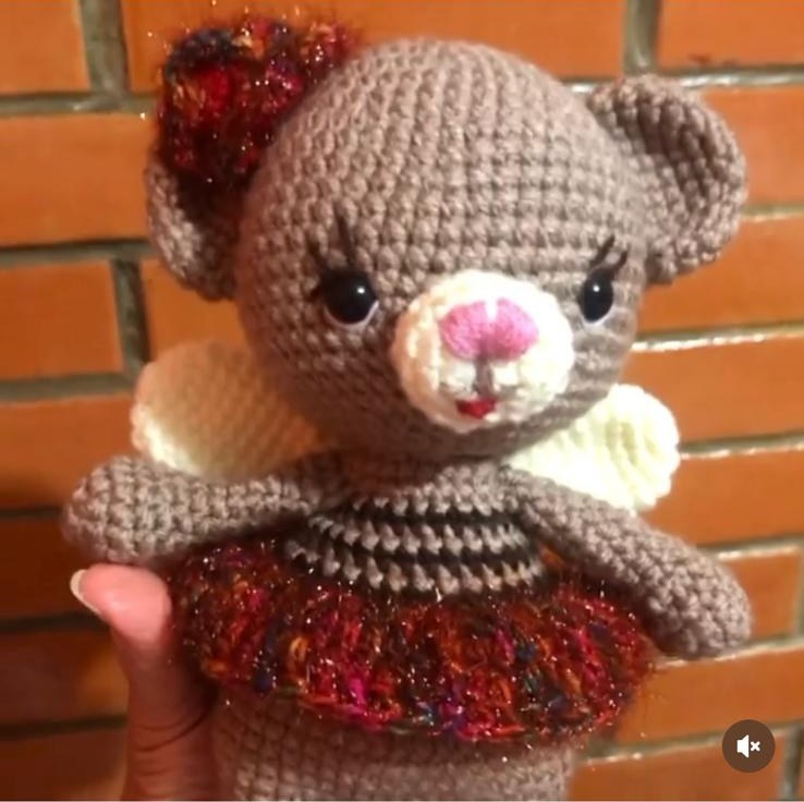 Fairy bear amigurumi